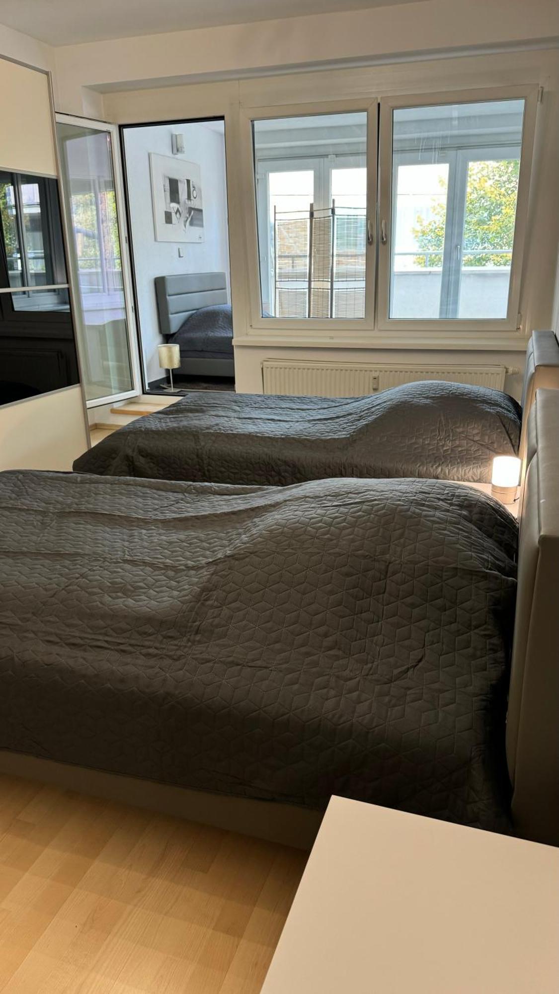 City Apartement Linz Fuer 5 Gaeste Mit Self-Checkin Und Kueche Buitenkant foto