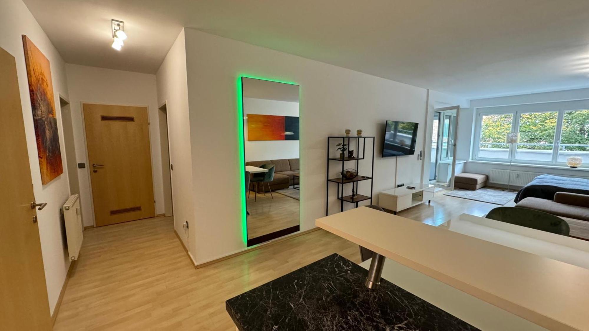 City Apartement Linz Fuer 5 Gaeste Mit Self-Checkin Und Kueche Buitenkant foto